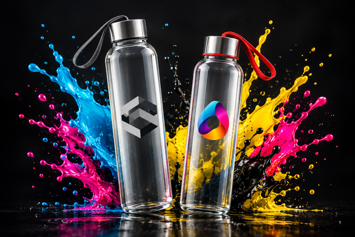 500ml Glass Bottle & Carry Cord Cover