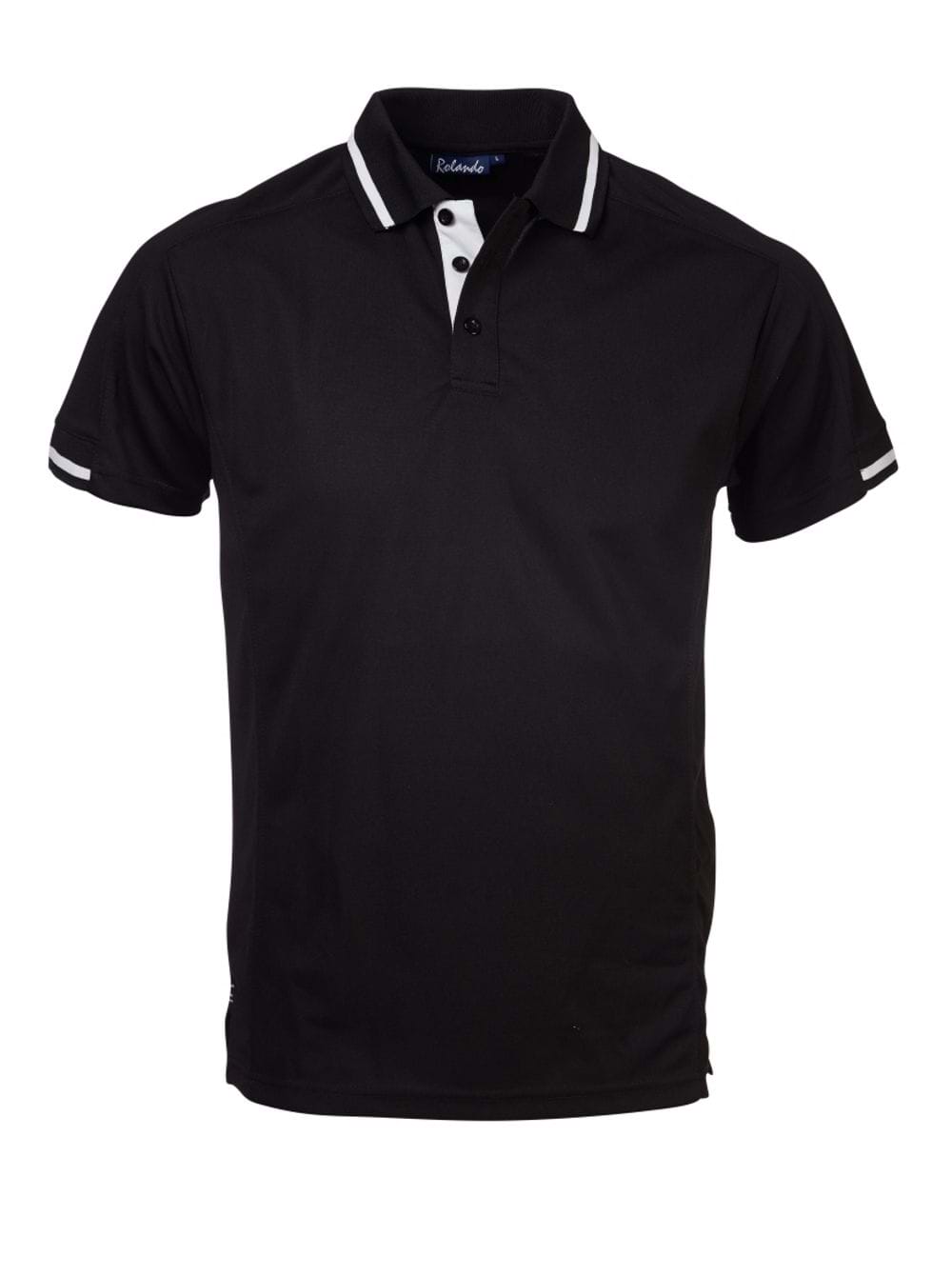 Mens QD1 Quick Dry Golf Shirt - Black