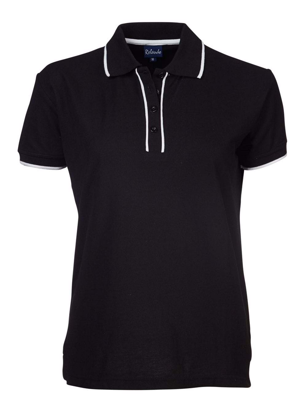 Ladies Ashton Golf Shirt - Black
