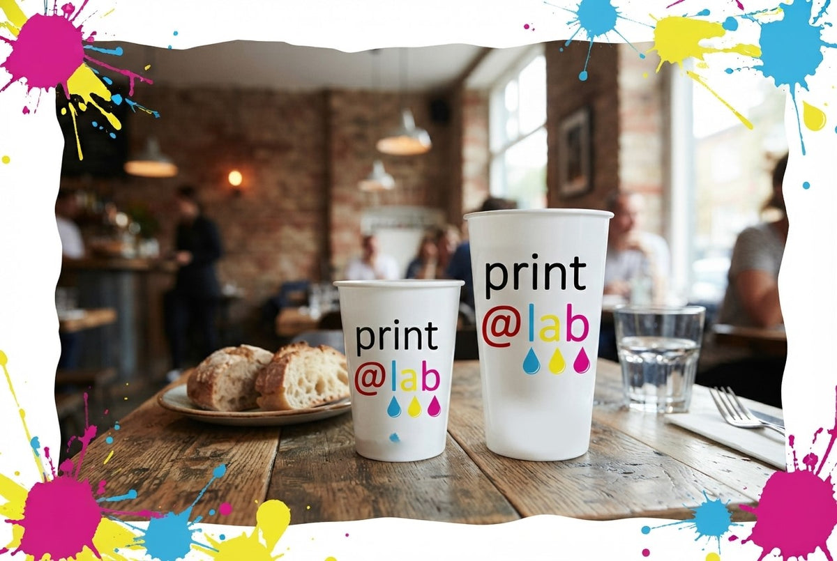 White Plastic Cup - Print@LAB
