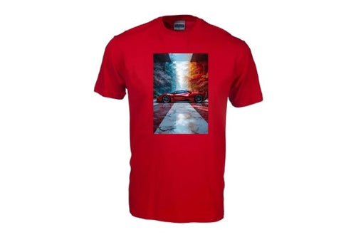 165G Crew Neck T-Shirt - Print@LAB