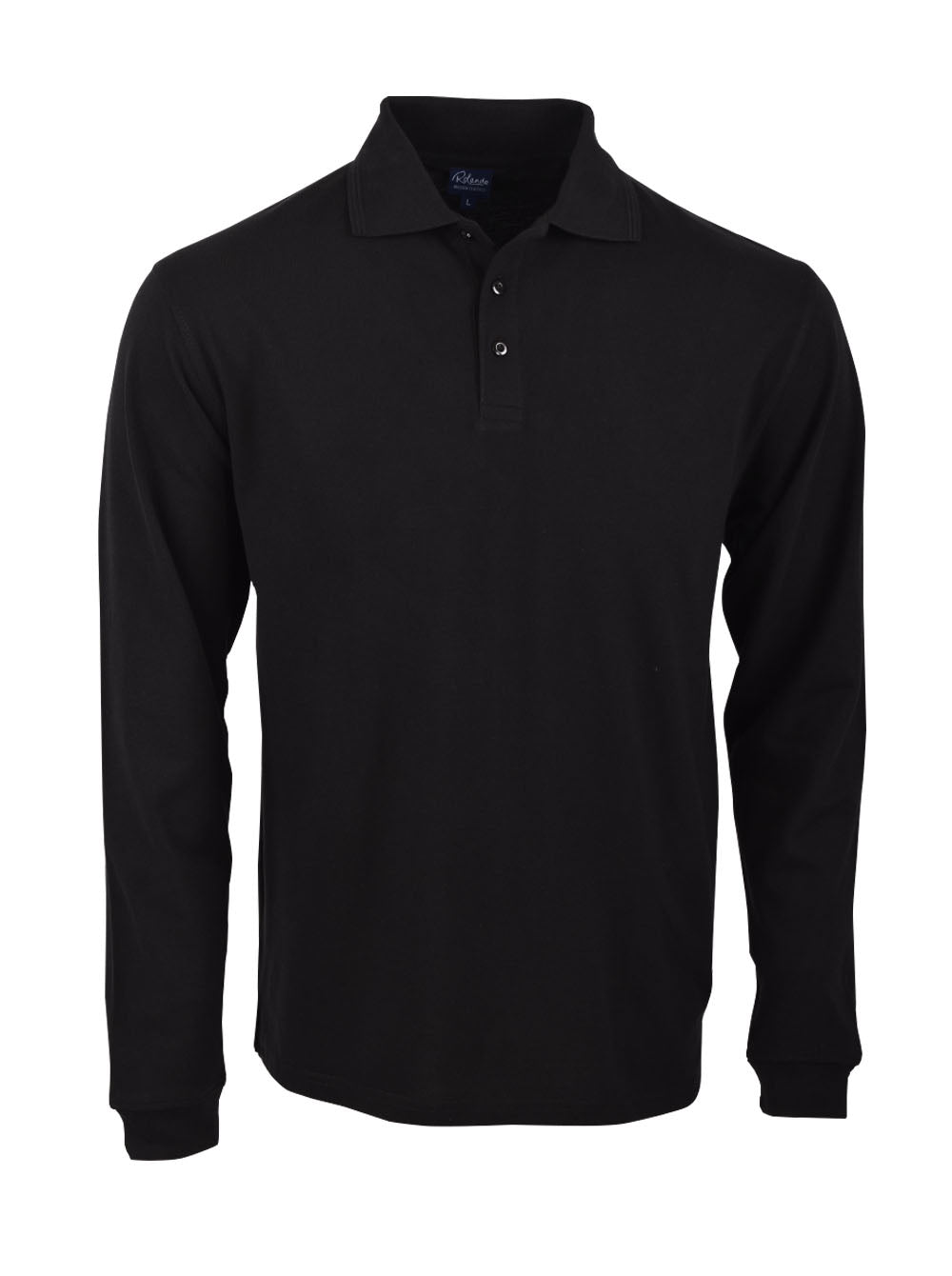 Unisex Oakley L/S Piqué Golf Shirt - Black